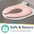 thumbnail image 3 of Nuby Foldable Travel Potty Seat with Bag for Toddlers, Pink, 3 of 12