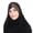 Black, variant on Instant Hijab for Women Shiny Ribbon Patchwork Stretchy Muslim Head Long Scarfs Wrap Full Cover Lightweight Islamic Head Wrap Neck Coverings Daily Prayer Blue