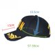 thumbnail image 2 of Gorra de béisbol ICONS Wheat Sports, bordada, negra, 2 of 2