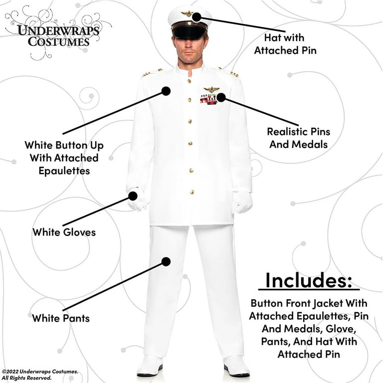 UNDERWRAPS mens Men's Astronaut Costume Deluxe Suit
