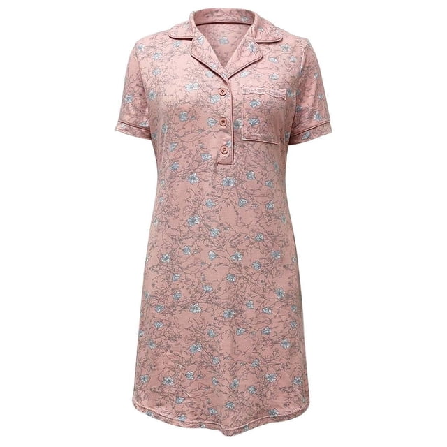 Camisón Secret Treasures Talla M Floral Rosa