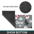 thumbnail image 6 of Gray Christmas Snowman Pattern Kitchen Rugs Sets Of 2,Anti Fatigue Kitchen Mat Rugs Non Slip Washable,Decorative Kitchen Floor Mats for Kitchen,Sink,Laundry,17"x30"+17"x47", 6 of 7