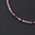thumbnail image 5 of COAI Cute Heishi Beads Black Veins Rhodonite Stone Choker Necklace for Women, 5 of 6
