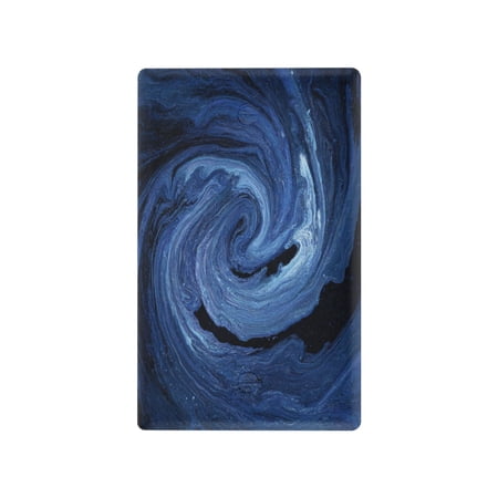 IAUYY Retardant PC Material Unused Outlet Cover Switch Plate Covers Easy DIY Installation with Screws Light Switch Cover Plate Deep Blue and White Intertwined