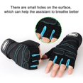 thumbnail image 3 of Gants de Sport Extérieurs pour Hommes Femmes Protège-Poignets Entraînement Physique Gym Cyclisme Randonnée Boxe Exercice Entraînement Long Sans Doigts, 3 of 5