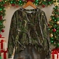 thumbnail image 6 of Oksale Camo Winter Sweatshirt for Women Vintage Leaves Printing Sweatshirts Casual Crew Neck Shirts Cozy Long Sleeve Y2K Tops for Outside Gray S, 6 of 9