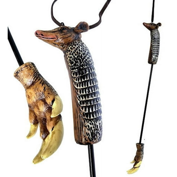 Western Armadillo Claws Long Reach Hand Back Scratcher Wall Hanging Figurine