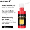 thumbnail image 3 of Set de pintura acrílica metalizada AnyMark, 36 colores, 60 ml, 12 pinceles, 3 of 7