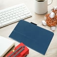 thumbnail image 6 of EpicGadget Case for Amazon Fire HD 10 Tablet (11th Generation, 2021 Released) With Auto Wake/Sleep PU Leather Folding Stand Cover + 2PCS Fire HD 10 inch Tempered Glass Screen Protectors (Navy Blue), 6 of 6