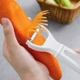 thumbnail image 6 of FHBVT Peeling Knife for Vegetables, Multi-Functional Scraping Knife, Comfortable Handle for Easy Peeling of Fruits and Vegetables, Sharp Blade for Kitchens, Cooking, Meal Prep, Ideal for Home Cooks, 6 of 9