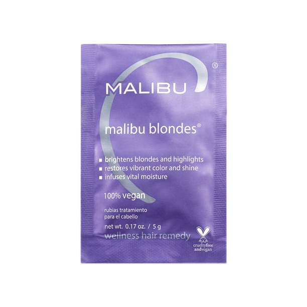 Remedio de bienestar para rubias Malibu C para el cuidado del cabello, vitamina C