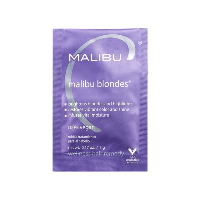 Remedio de bienestar para rubias Malibu C para el cuidado del cabello, vitamina C