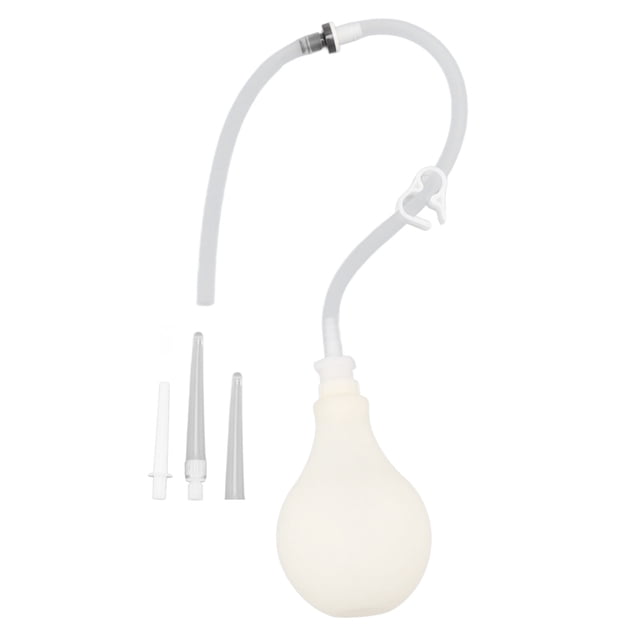 Kit de bombilla de enema de silicona, bombilla de enema antireflujo ligera, ducha Amal suave para hospital doméstico
