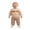 Apricot, variant on Toddler Baby Boys Thanksgiving Outfits Adorable Pumpkin Pie Embroidery Long Sleeve Round Neck Sweatshirt and Plaid Pants Set