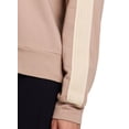 thumbnail image 4 of RBX Active Women's Ultra Lightweight Cotton Blend French Terry Crewneck Pullover with Crochet Trim, 4 of 5