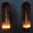 thumbnail image 5 of Copper and Gold Wall Candle Sconces with Feather Design, 5 of 8