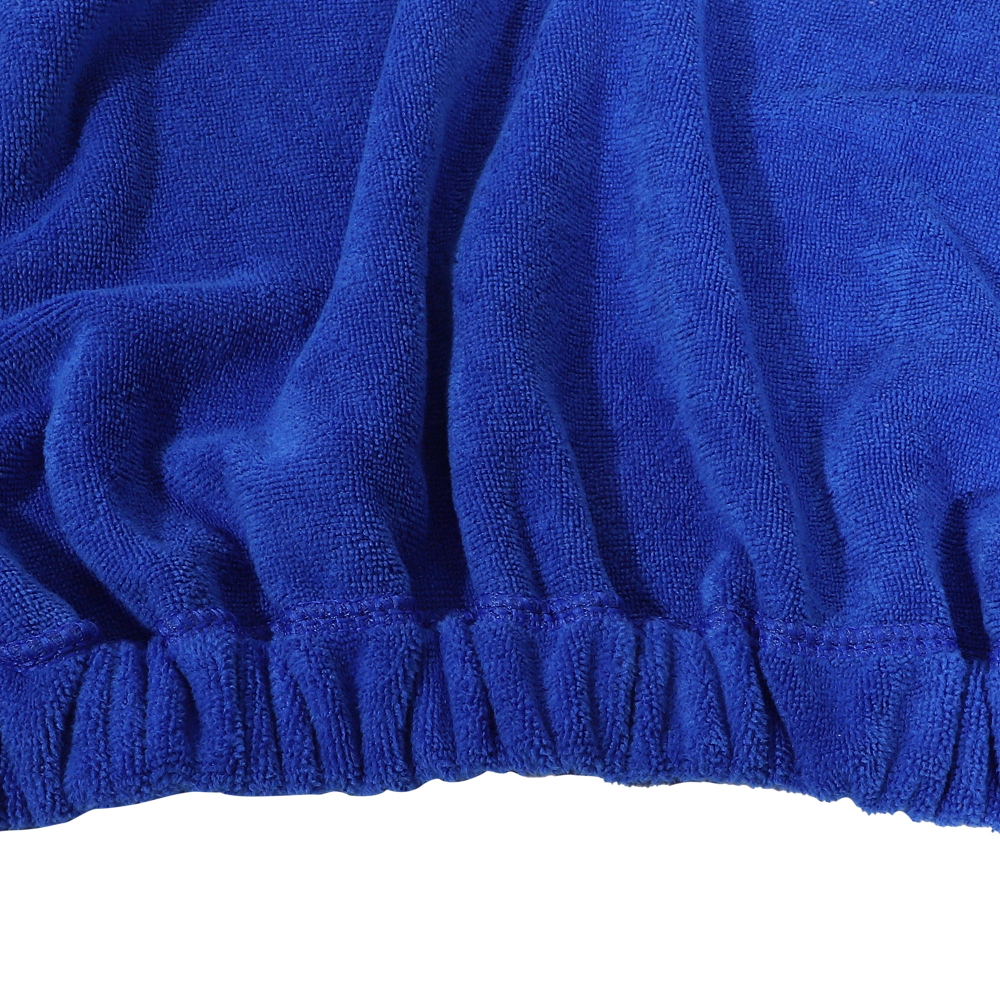 Unique Bargains Men's Bath Wrap Towel Blue Brown 2 Pcs 11.81"x55.12"