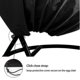 thumbnail image 4 of Cubierta para silla tipo huevo colgante para Patio, columpio de mimbre impermeable para silla, 4 of 5