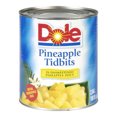 thumbnail image 2 of DOLE Pineapple Tidbits in Juice, Premium Canned Tropical Fruit, 2.84 L (100 fl oz) Bulk Foodservice Can, Case of 6, 2 of 3