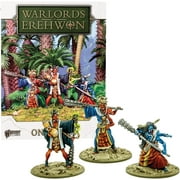 Wargames Delivered - Warlords of Erehwon: Armoured Onna-bugeisha - 28mm Miniatures - 10 Japanese Women Warriors with Pole Weapon, Digital Bundle - Action Figures Plastic Model Kit by Warlord Games