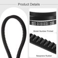 thumbnail image 3 of 4Pack AX66 EPDM V-Belt, Raw Edge Cogged V Belt, 68" Outer Circumference, 3 of 5