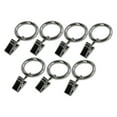 thumbnail image 3 of Versailles Clip Rings for 5/8" - 3/4" Rods 7 Pieces for Shower Curtain/Drape Curtains Antique Brass, 3 of 6
