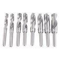 thumbnail image 2 of Juego de 8 brocas helicoidales de acero de alto carbono blancas, grandes, con tratamiento térmico industrial, 2 of 14