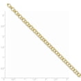 thumbnail image 2 of 10K Yellow Gold bracelet Charm 8 in 4.5 mm Solid Double Link, 2 of 2