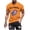 Orange, variant on UVEASISHA Football T Shirts for Men Game Day Short Sleeve Crewneck Graphic Tees Big and Tall Casual Slim Fit Workout Shirt Fashion Streetwear Tshirts White M