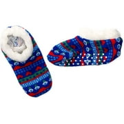 Fair Isle Knit Slipper Socks