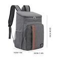 thumbnail image 2 of Anckoeil Portable Travel Products Meal Beer Leakproof Thermal Insulation Backpack Cooler Pack, 2 of 4