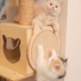 thumbnail image 2 of Rascador para gatos, juguete para gatos, sisal pequeño, arena para gatos grande, resistente al desgaste, juguete para gatos, rascador para gatos, suministros para mascotas (M) JM, 2 of 5