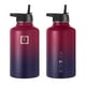 thumbnail image 2 of Botella de agua de boca ancha de hierro con tapa de paja arco iris oscuro 64 oz Iron Flask Botella de agua de boca ancha de hierro con tapa de paja arco, 2 of 2