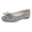 Gray, variant on Wensltd Wide Width Casual Shoes for Women Bowknot Suede Spring Autumn Walking Shoes for Daily Beige