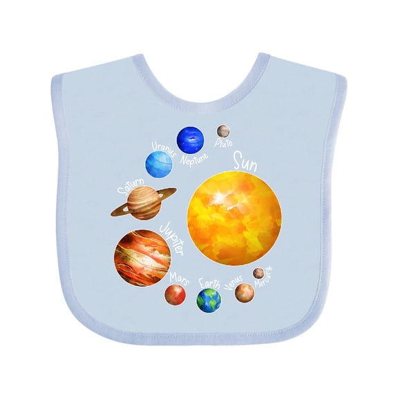 Inktastic Sun and Planets- Yes, and Pluto Boys or Girls Baby Bib