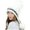 1-White4142, variant on XIAOCHA Multi‑Pom Earflap Beanie for Women Solid Outdoor Hats Fall‑Winter Toque,Black