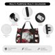 thumbnail image 4 of Balery Eagle With Hat And Roses Bolsa de Gimnasio para Mujeres, Bolsa de Viaje con Bolsillo Húmedo, Bolsa de Fin de Semana para Mujeres, Bolsa de Viaje Resistente al Agua, 4 of 7