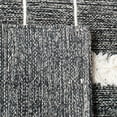 thumbnail image 6 of SAFAVIEH Striped Kilim Delaney Striped Area Rug, Black/Ivory, 4' x 6', 6 of 10