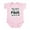 Petal Pink, variant on CafePress - WIGU Pilot Dad Infant Bodysuit - Baby Light Bodysuit, Size Newborn - 24 Months