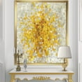thumbnail image 1 of Designart Design Art Inc. 'Glam Yellow Explosion Blocks' Moderne & Transitionnel Encadrée Impression d'Art - 30x40, 1 of 3