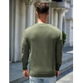 thumbnail image 5 of COOFANDY Mens Sweater Crewneck Pullover Long Sleeve Lightweight Sweater Plain Knit Silm Fit, 5 of 7