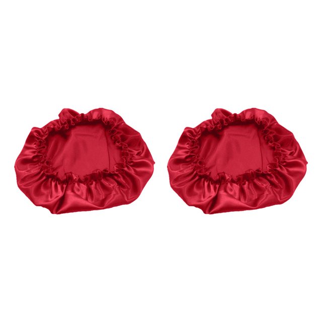 Minnieouse Gorro de pelo para mujer, gorro de noche de una capa, gorro , turbantes, cubierta para la cabeza, rojo Type2 NO2