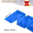 thumbnail image 2 of Uxcell Satin Sash Belt, Wedding Party Bridal Blank Satin Waist Belts Prom Accessory for Graduation Birthday Decoration DIY Accessory Homecoming, Bright Blue, 2 of 4