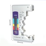 Battery Capacity Testing Tool,Digital Battery Tester Battery Capacity Detector Checker Measuring Tool 90 X 60mm,Electronic Tool