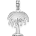 thumbnail image 4 of 14K White Gold Charleston Palm Tree Charm Material Primary - Luxury Sleek Beautiful Celebrate milestones with style and brilliance, 4 of 4