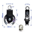 thumbnail image 6 of Beisidaer Pulley System Gym Silent Nylon Fitness Swivel Pulley Wheel With Hanging Strap, 6 of 7