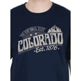 thumbnail image 2 of Unisex Colorado State Graphic Tee, Triblend T-Shirt from Home Free, Sizes S-2XL, 2 of 5