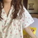 thumbnail image 2 of Ropa de dormir de lunares para mujer, conjuntos de pantalones cortos, Pijama de bolsillo, ropa de dormir de manga corta, ropa de casa de verano, conjunto de 2 piezas, 2 of 3