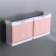 thumbnail image 4 of Soporte De Almacenamiento Multifuncional Estante De Almacenamiento Colgante Estante De Jabón Clamshell Soporte De Plato De Jabón Con Perchas Escurridor De Soporte De Jabón Firme Para Interior Serendint HA027560-03, 4 of 5