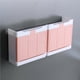 thumbnail image 4 of Soporte De Almacenamiento Multifuncional Estante De Almacenamiento Colgante Estante De Jabón Clamshell Soporte De Plato De Jabón Con Perchas Escurridor De Soporte De Jabón Firme Para Interior Eigraketly HA027560-03, 4 of 5